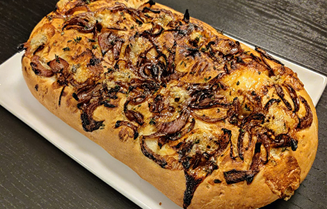 Balsamic Onion Focaccia